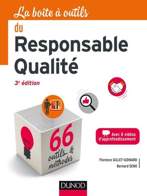 cover image of La boîte à outils du responsable qualité--3e éd